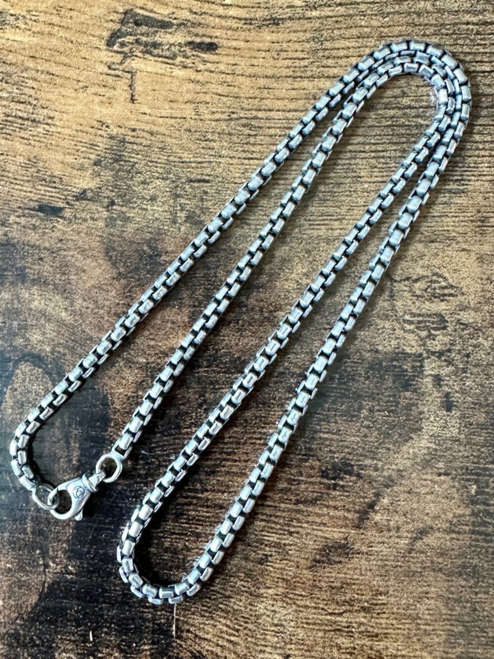 David Yurman Medium Box Chain Necklace in Sterling Silver - 3.6mm - 20" - Picture 6 of 11
